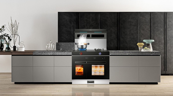 駕馭美食，輕而易舉！科恩S450變頻大吸力蒸烤消一體集成灶喚醒廚房美味