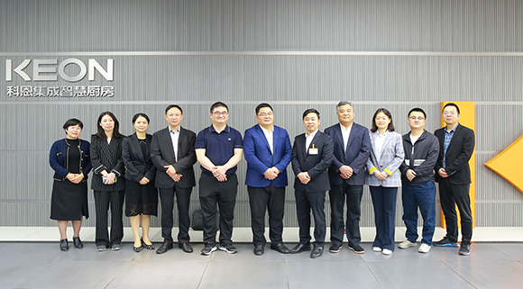 嵊州市政協副主席裘慶軍一行蒞臨科恩參觀指導！