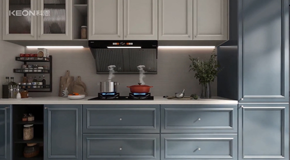 廚房zui潮搭配！科恩6550+KN700金剛防爆灶！